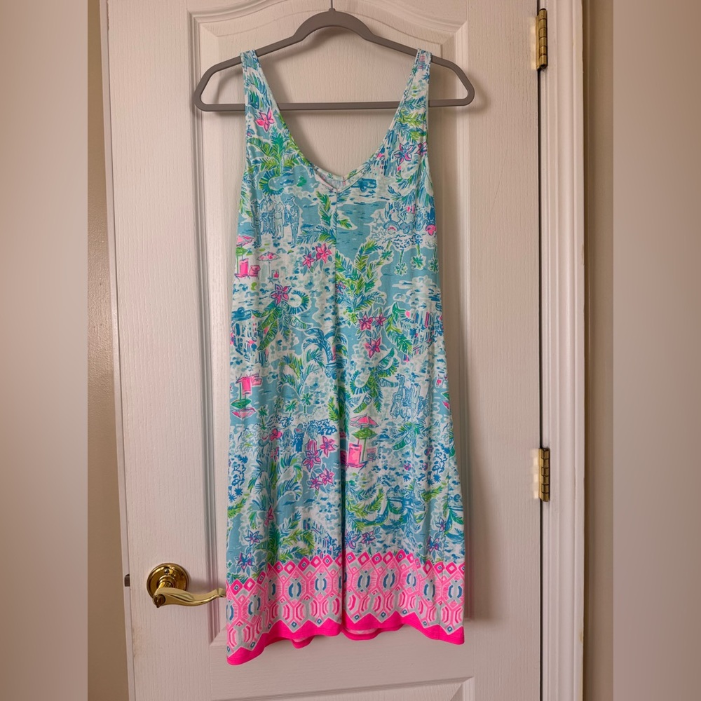 Lilly Pulitzer Medium Adrianna Dress in What a Lovely Place - Picture 5 of 5